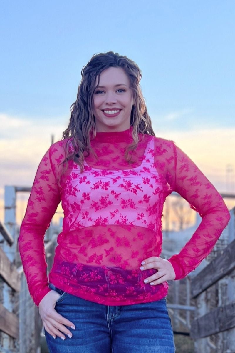 Sterling Kreek Glenda The Good Lace Top | gussieduponline