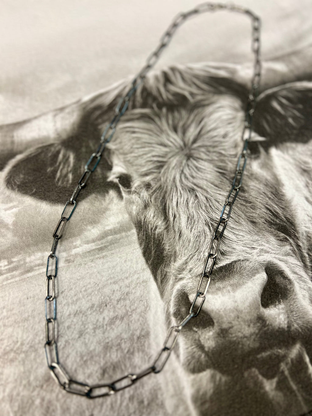 30" Chunky Chain Link Necklace | gussieduponline