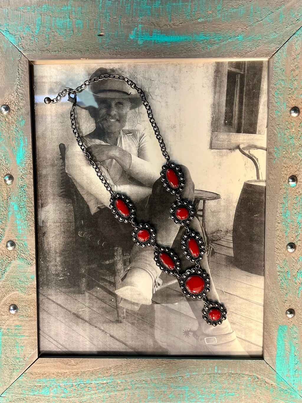 Vintage Ruby Necklace | gussieduponline