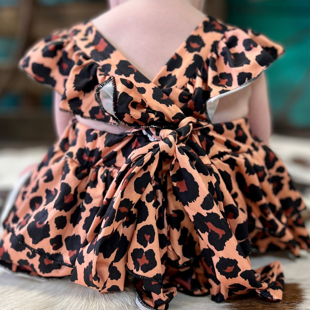 Baby Leopard Onsie Dress | gussieduponline