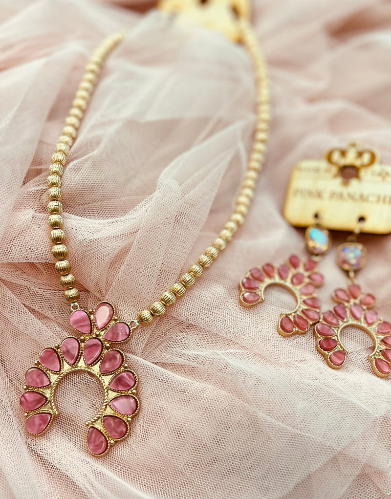 The Pink Standard Panache Blossom Earrings | gussieduponline