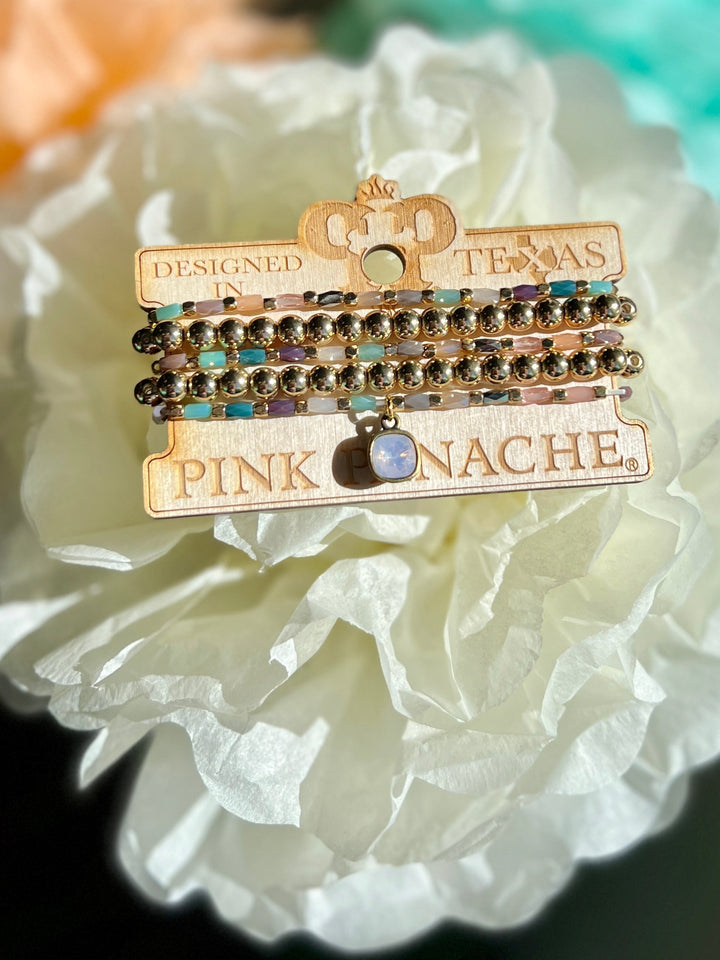 Panache Pastel & Gold Bracelet | gussieduponline