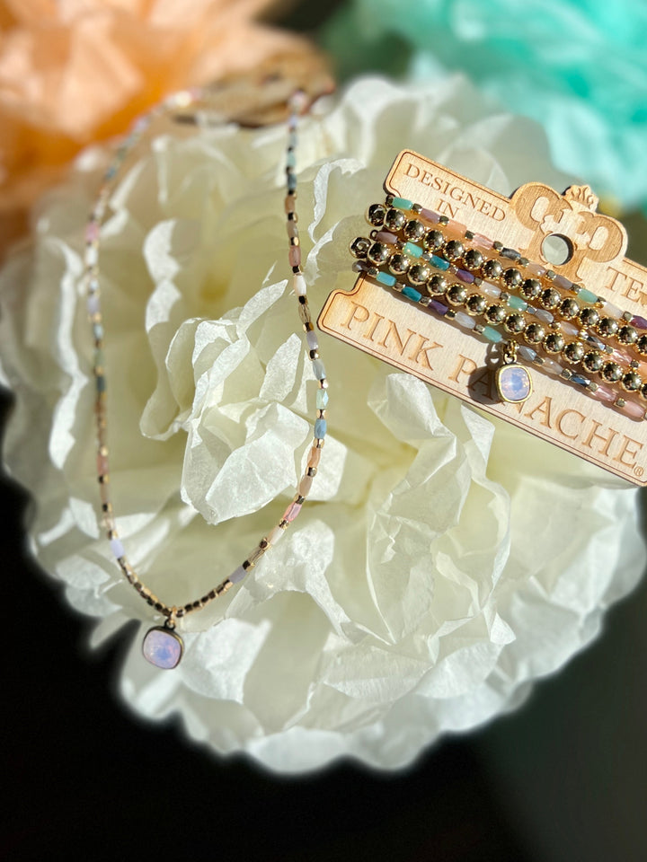 Panache Pastel & Gold Bracelet | gussieduponline