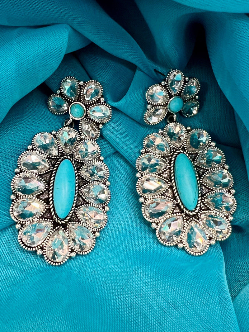 Crown Rhinestone Jewel of the Rodeo Earrings-2 Designs