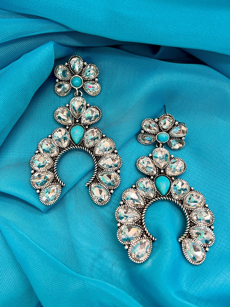 Crown Rhinestone Jewel of the Rodeo Earrings-2 Designs
