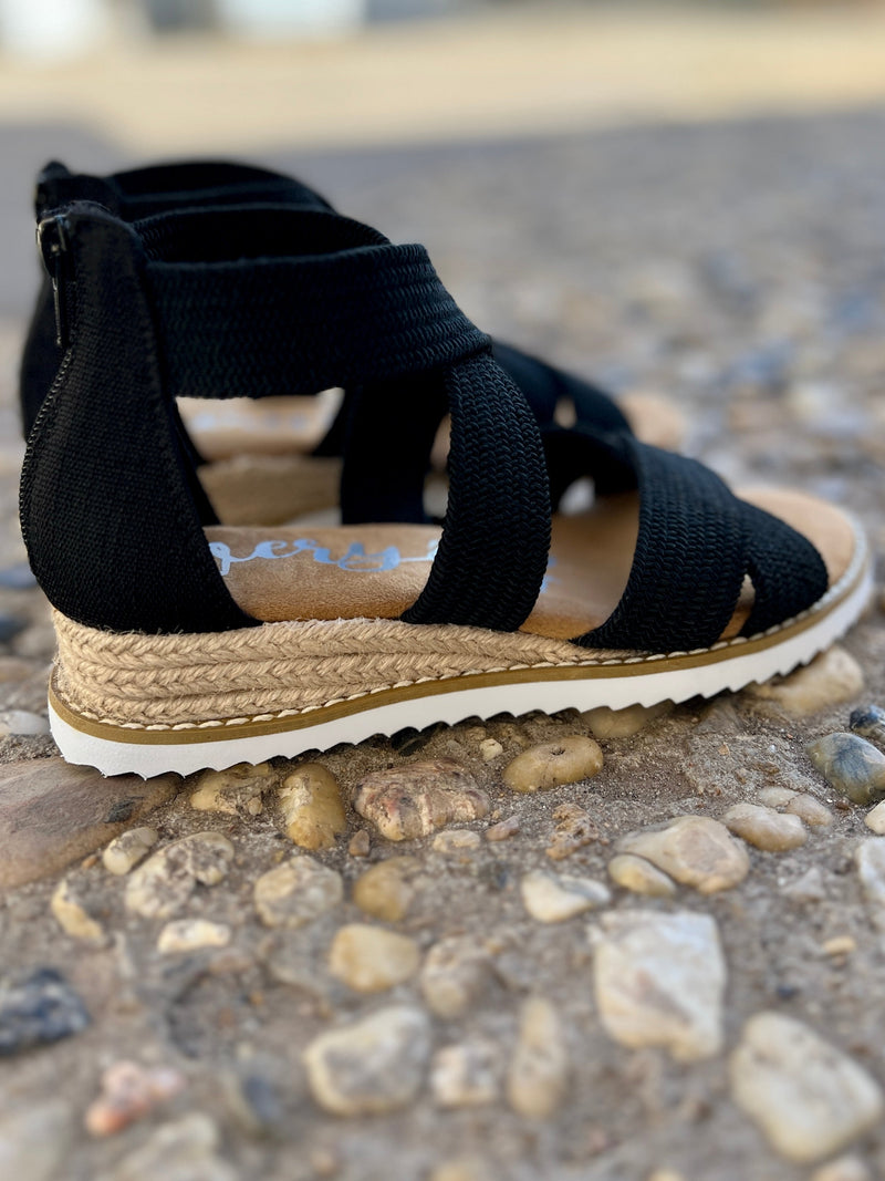Subtly Lifted Sandals | gussieduponline