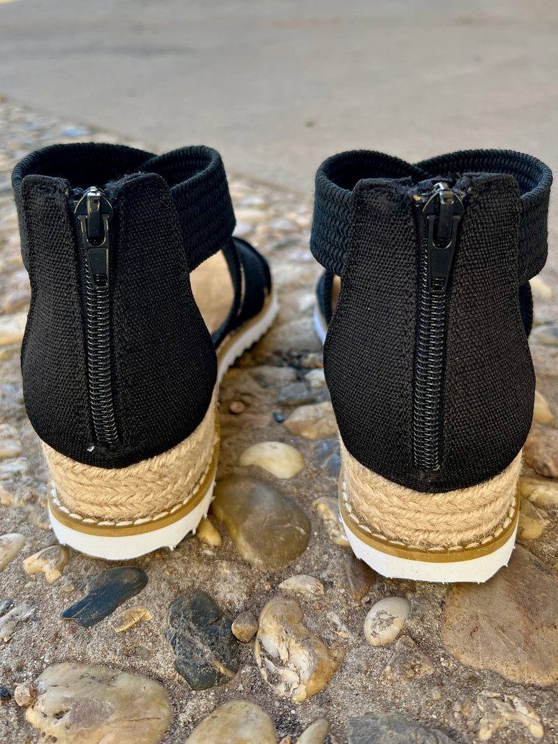 Subtly Lifted Sandals | gussieduponline