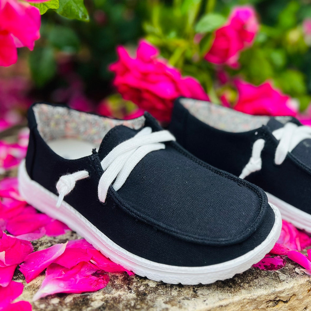 Basic Black Loafers | gussieduponline