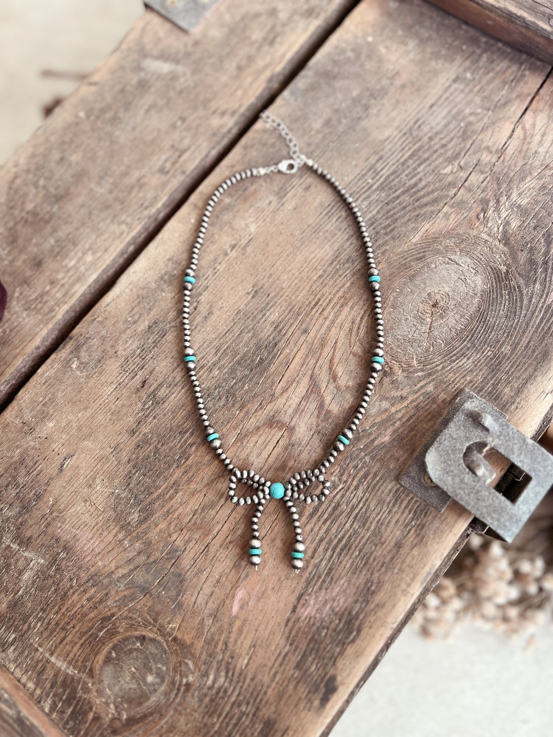 Western Style Navajo Inspired Bow Necklaces - 4 Colors