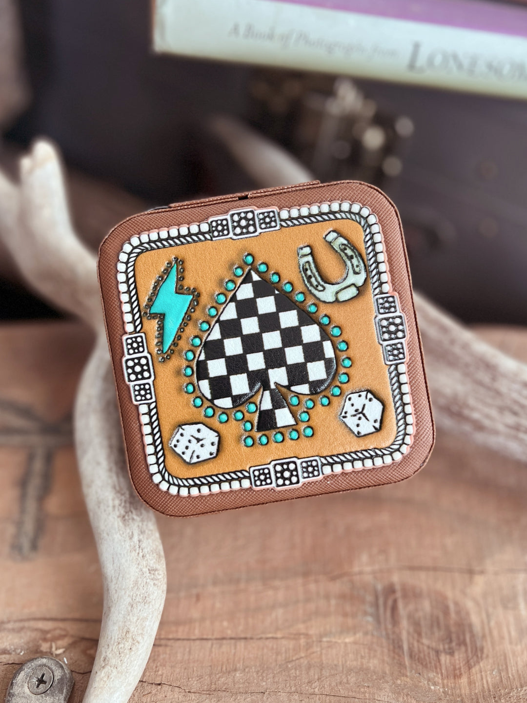 Small Western Style Jewelry Travel Case - 2 designs | gussieduponline