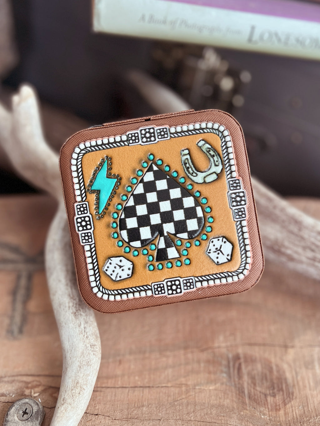 Small Western Style Jewelry Travel Case - 2 designs | gussieduponline