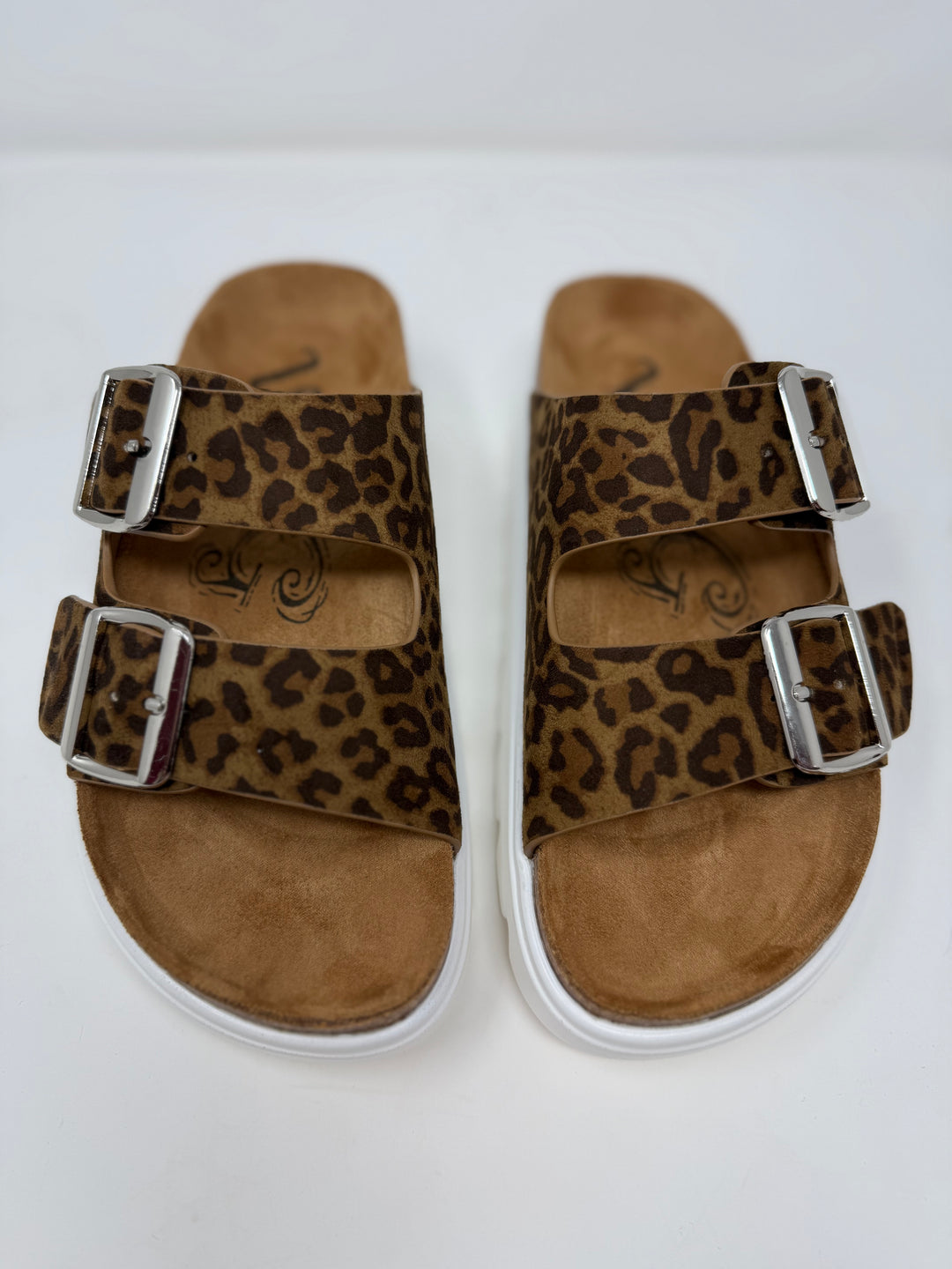 Jazmin Brown Leopard Platform Sandals