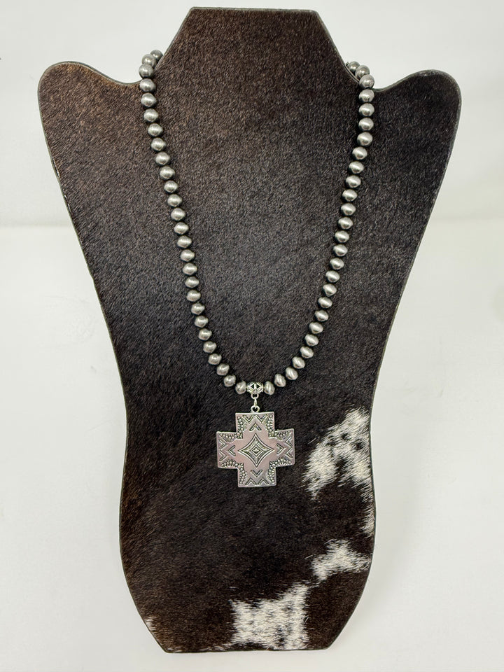 Bison River Navajo Aztec Necklace