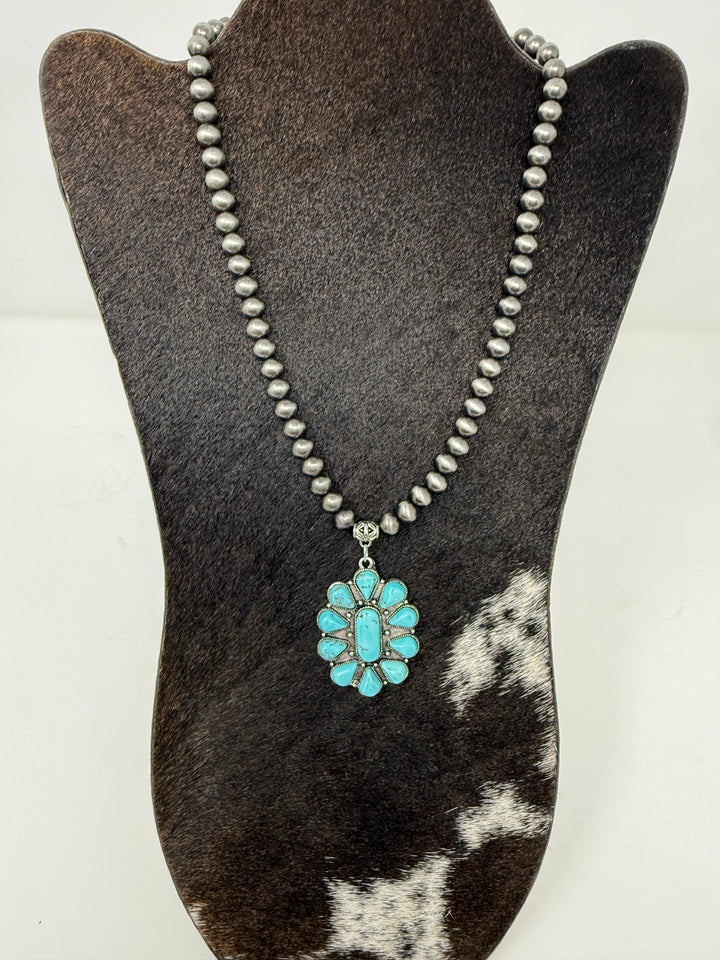 Sleeping Beauty Navajo Necklace