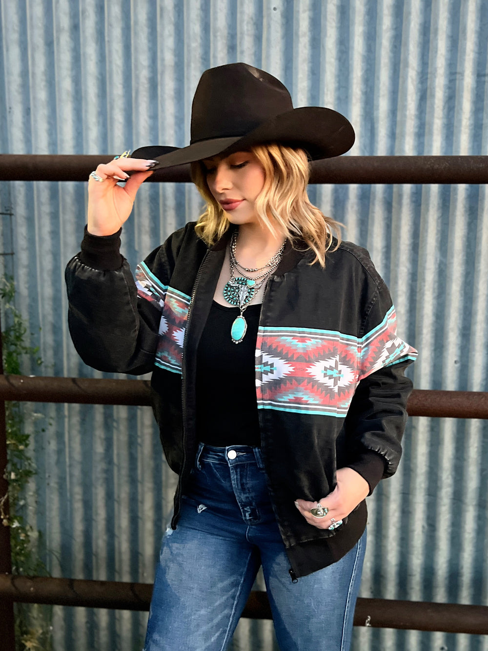 Sterling Kreek 90's Vibes Bomber Jacket | gussieduponline