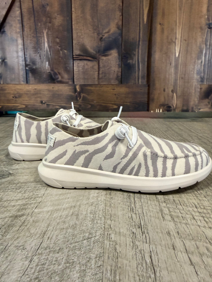 Ariat Women's Hilo Khaki Tiger Knit Sneakers