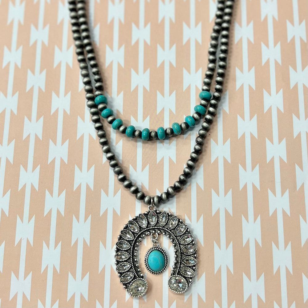 Silver/Turquoise