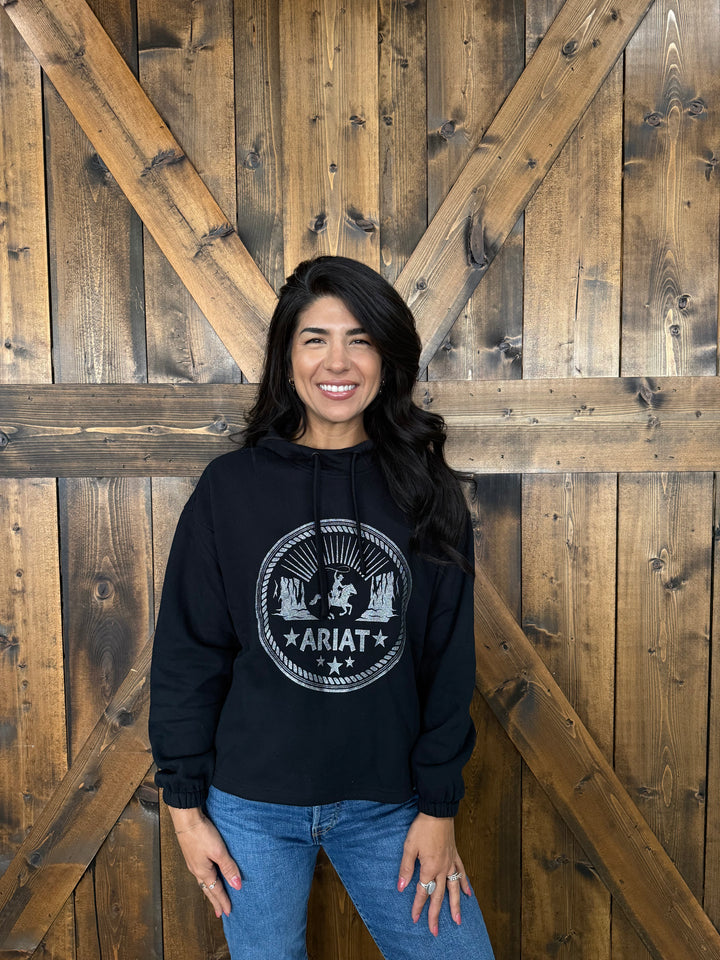 Ariat Women's Black Crew Sweatshirt