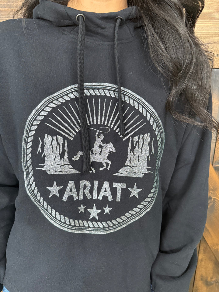 Ariat Women's Black Crew Sweatshirt