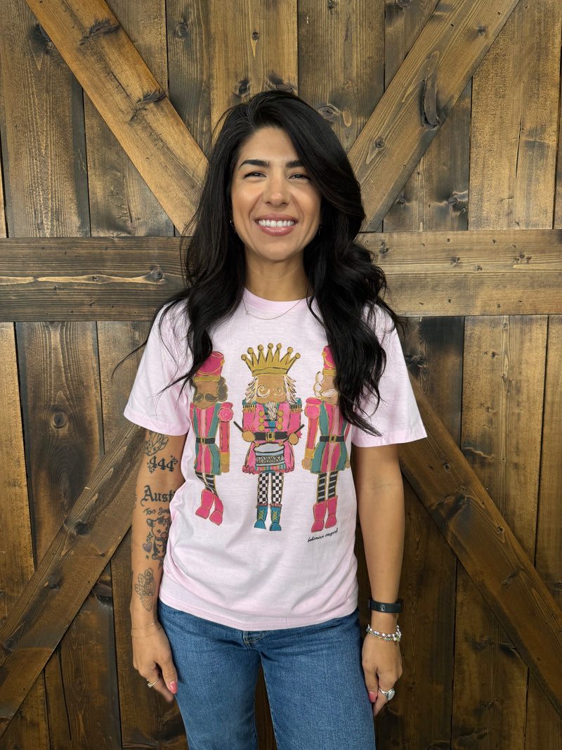 Baby Pink Nutcracker Tee