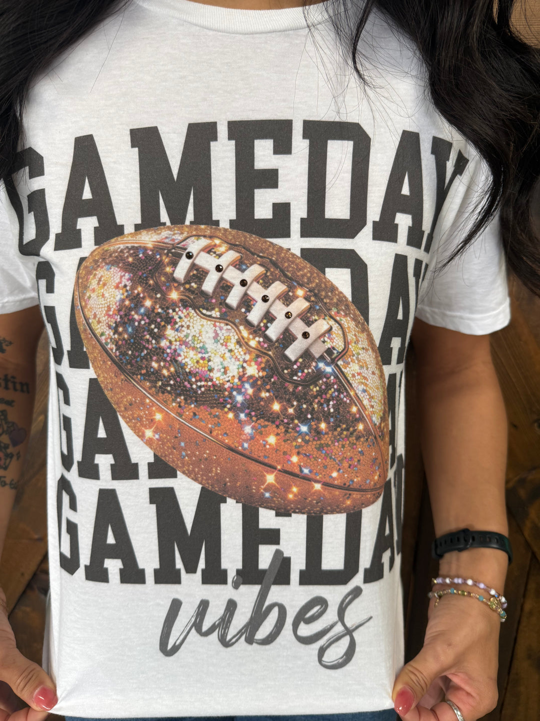 Bohemian Cowgirl Game Day Stones Tee