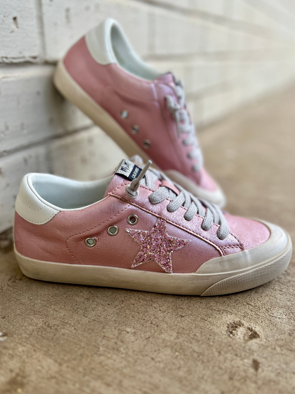 Perfectly Pink Sadie Sneakers | gussieduponline