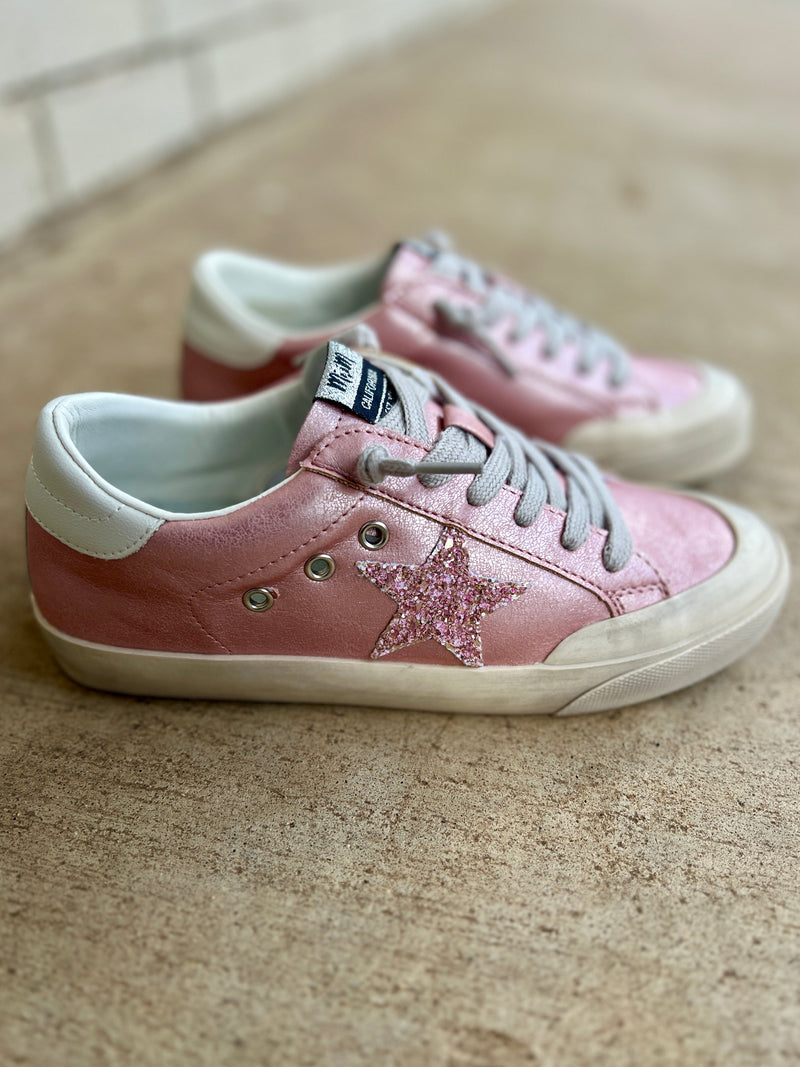 Perfectly Pink Sadie Sneakers | gussieduponline