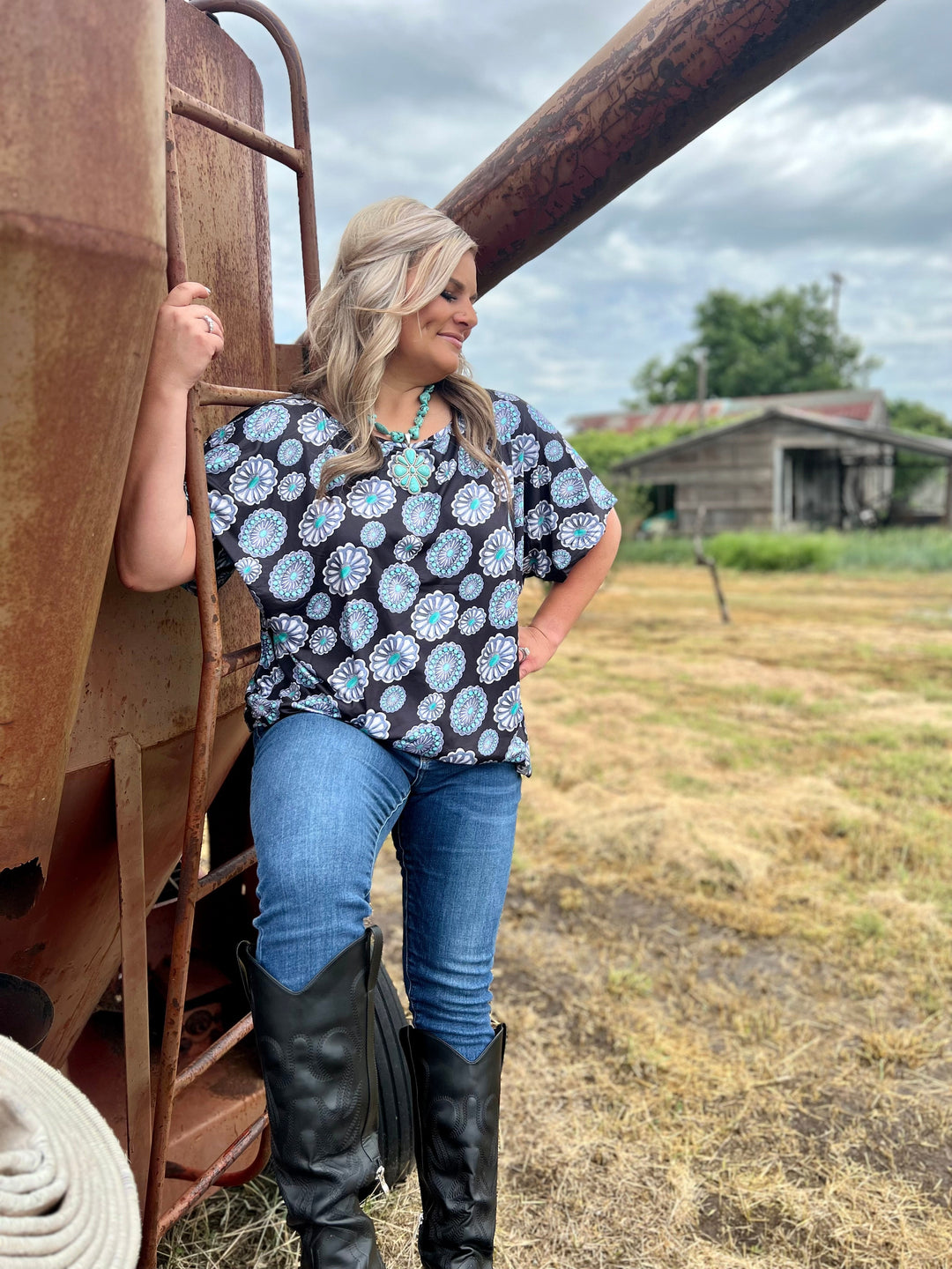 Silver City Concho Top | gussieduponline