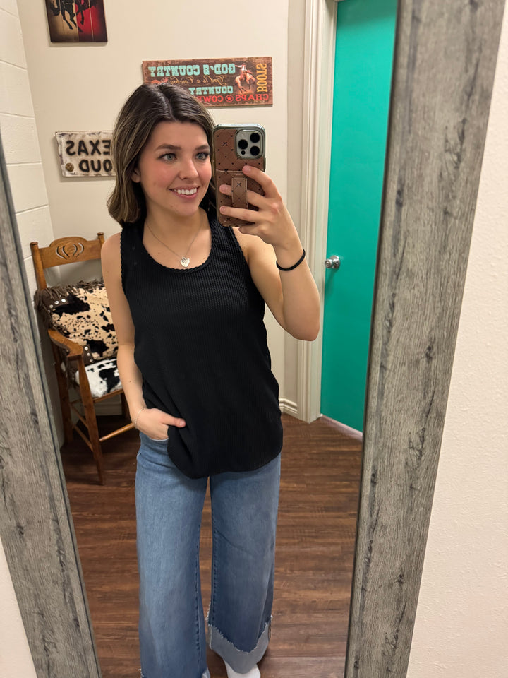 Kick Back Racer Back Full Length Tanks - 4 Colors