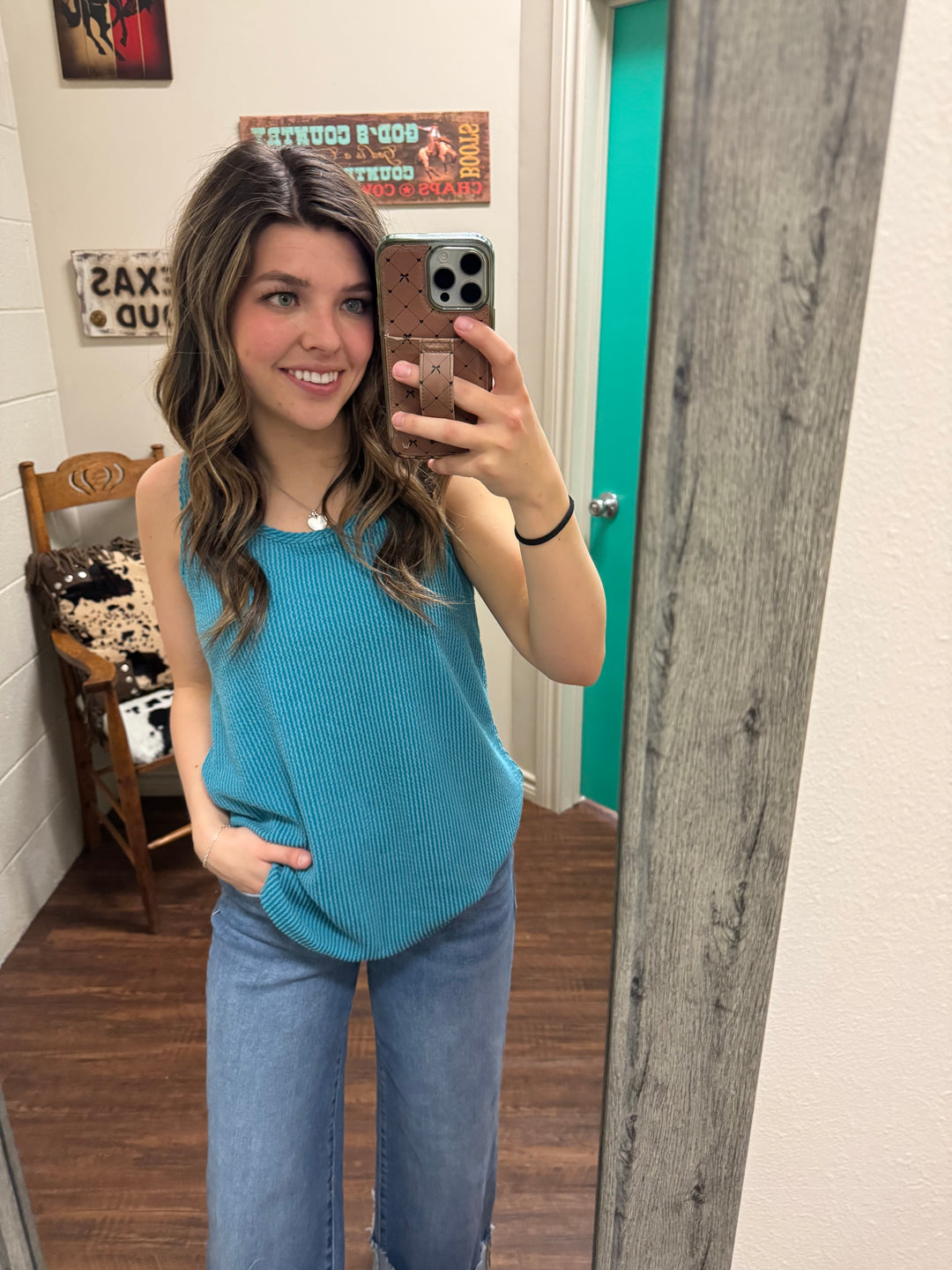 Kick Back Racer Back Full Length Tanks - 4 Colors