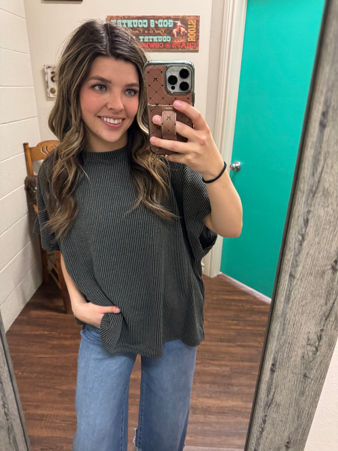 Kick Back Oversized Top- 2 Colors