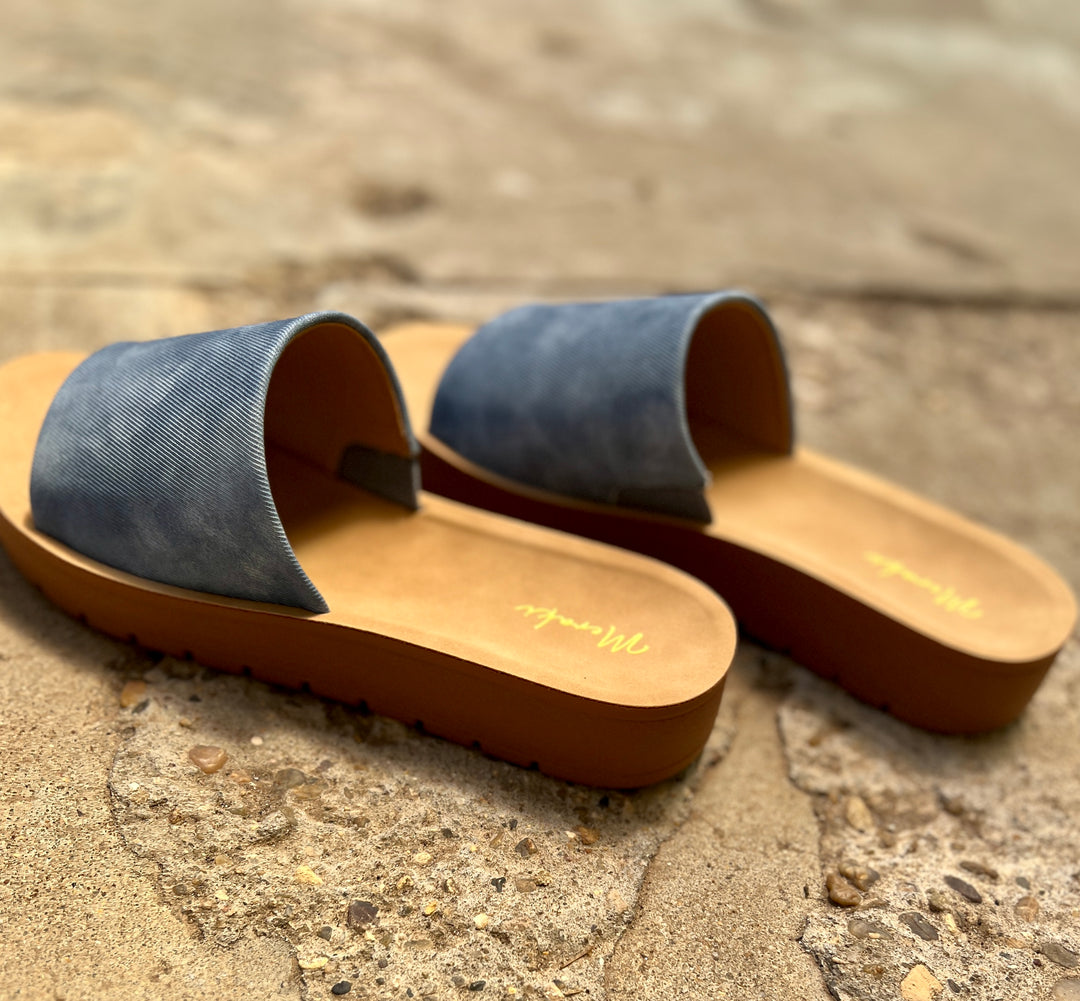 Vera Denim Slides I Gussied Up Online