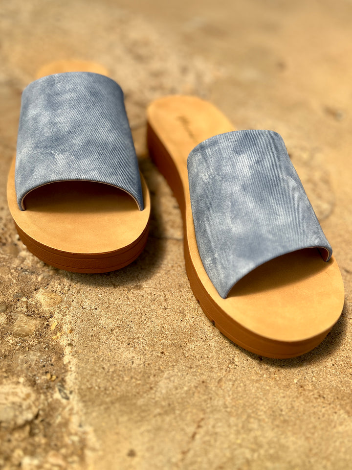 Vera Denim Slides I Gussied Up Online