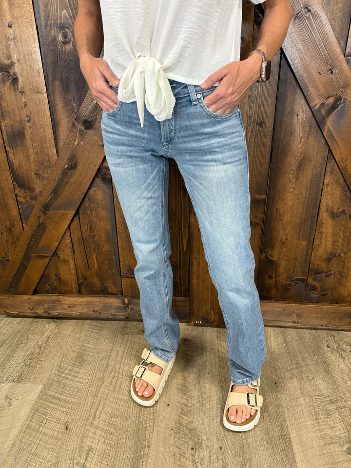 Ariat Women's Mid Rise Alessia Straight Leg Jeans- Regular & Long Length