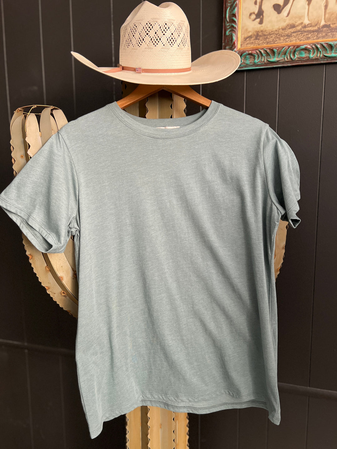 Zenana Cotton Boyfriend Round Neck Basic Tee