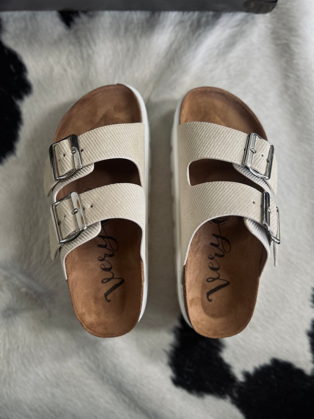 Jazmin Cream Platform Sandals