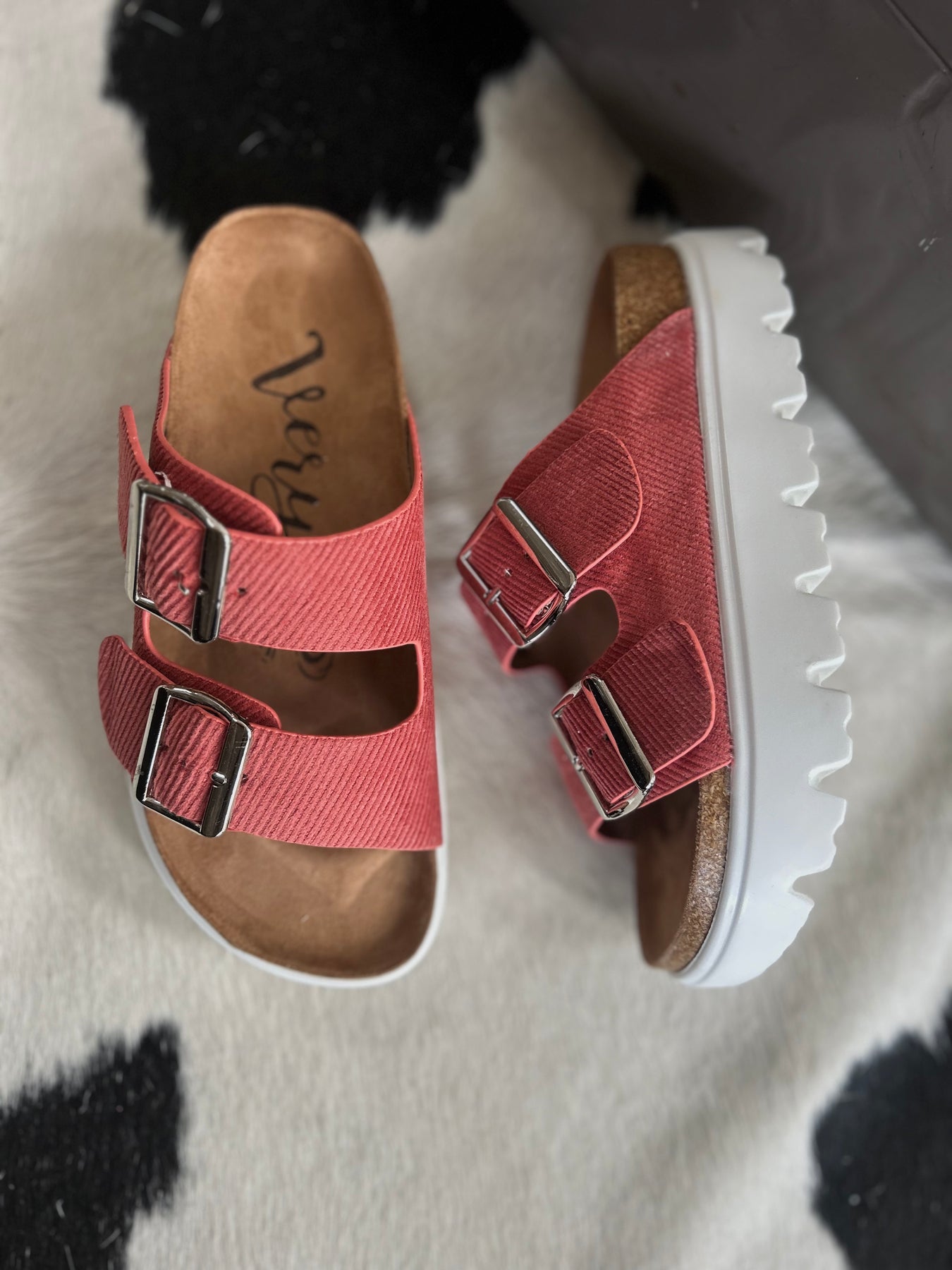 Jazmin Rust Platform Sandals | Gussied Up Online Boutique – gussied up ...