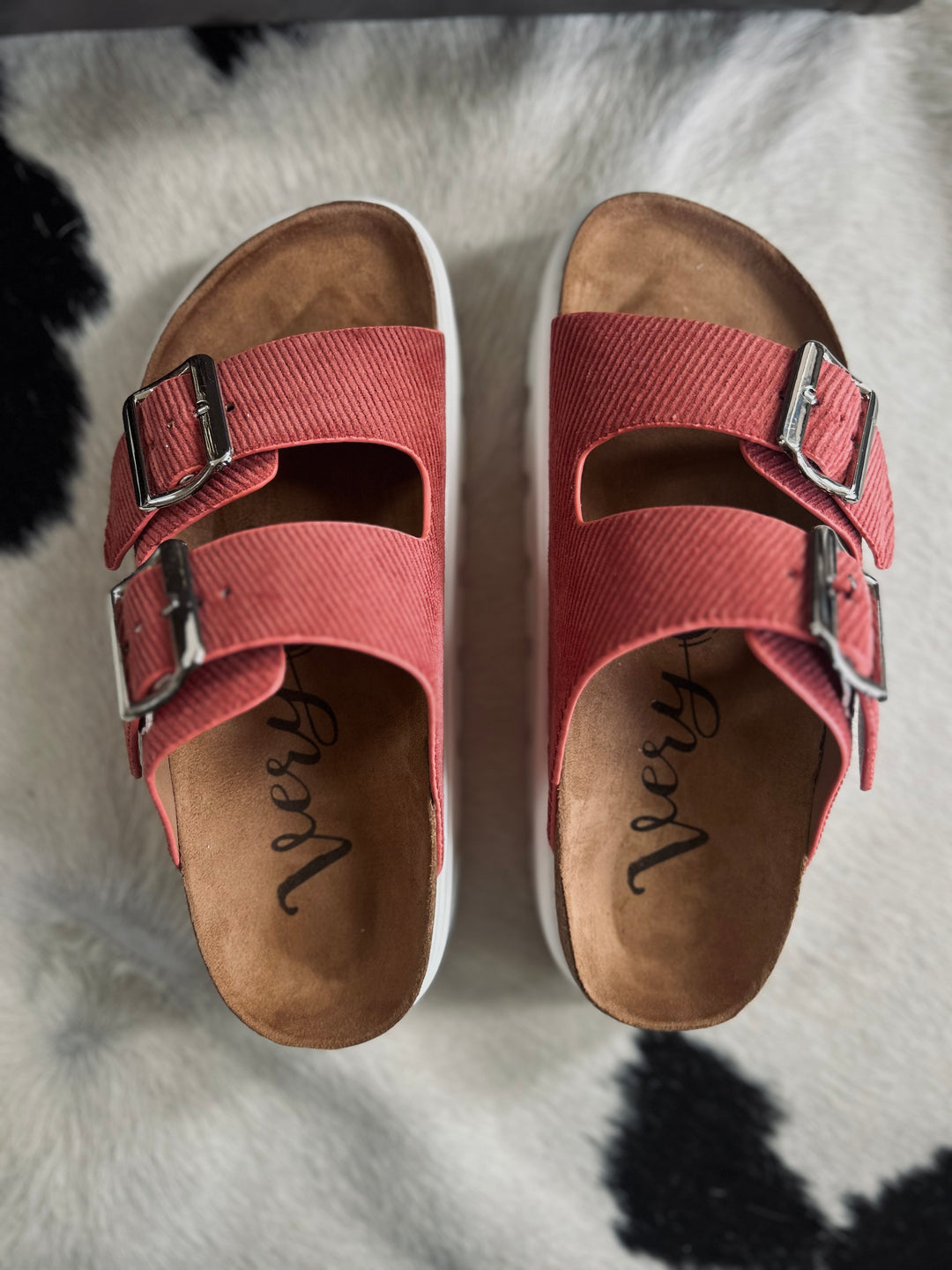 Jazmin Rust Platform Sandals