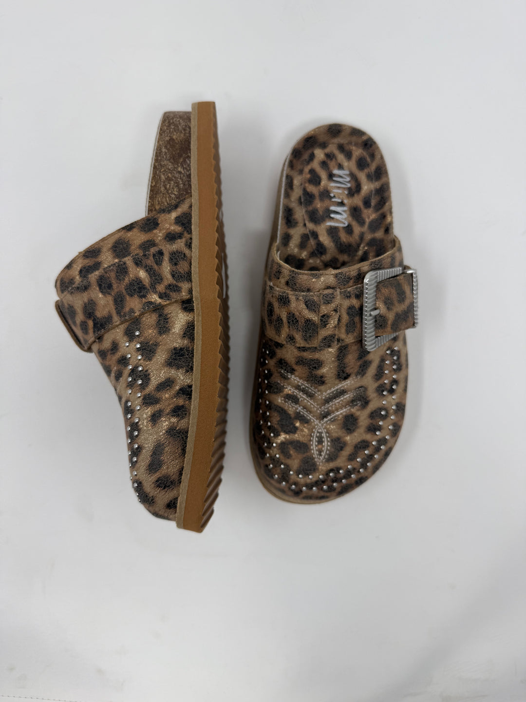 Josephine Leopard Clogs