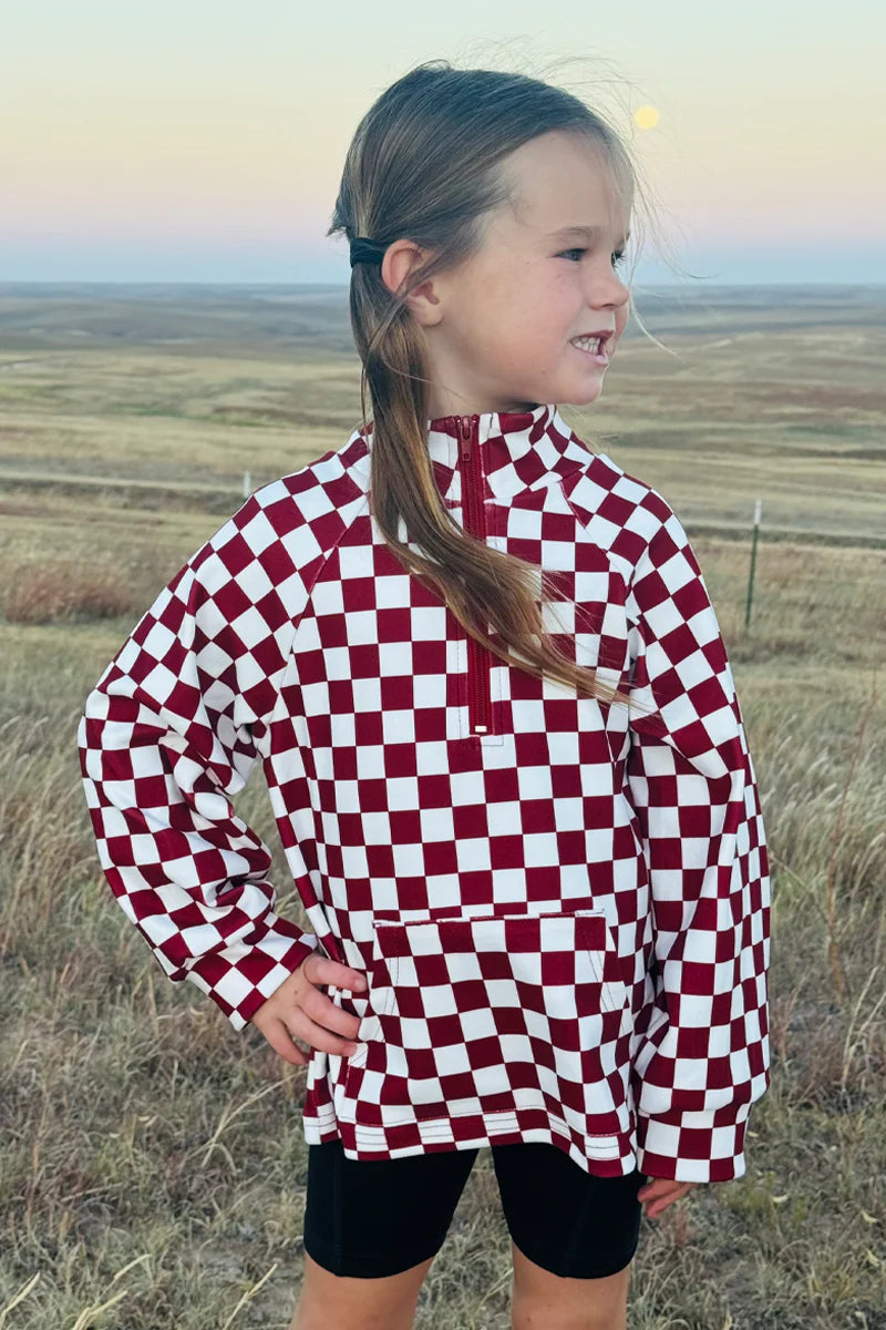 KIDS SK Maroon Pep Rally Pullover