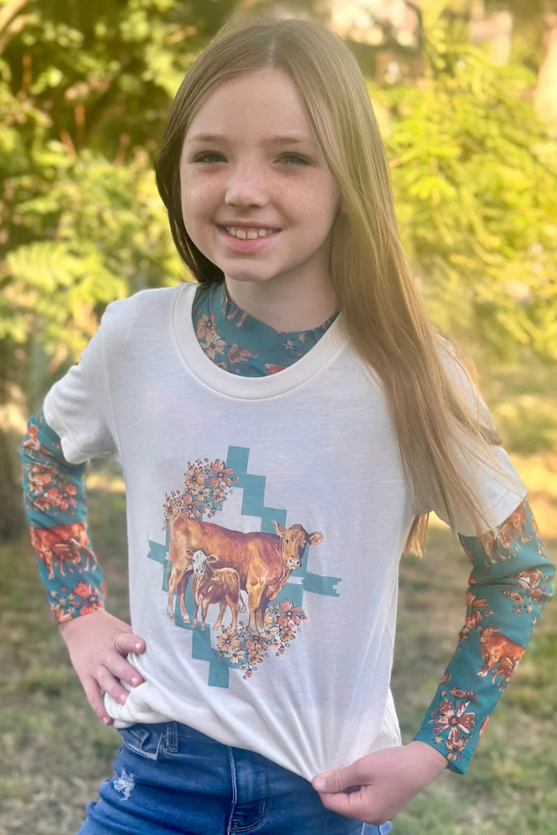 KIDS Sterling Kreek Home Is Where The Pair Is Tee