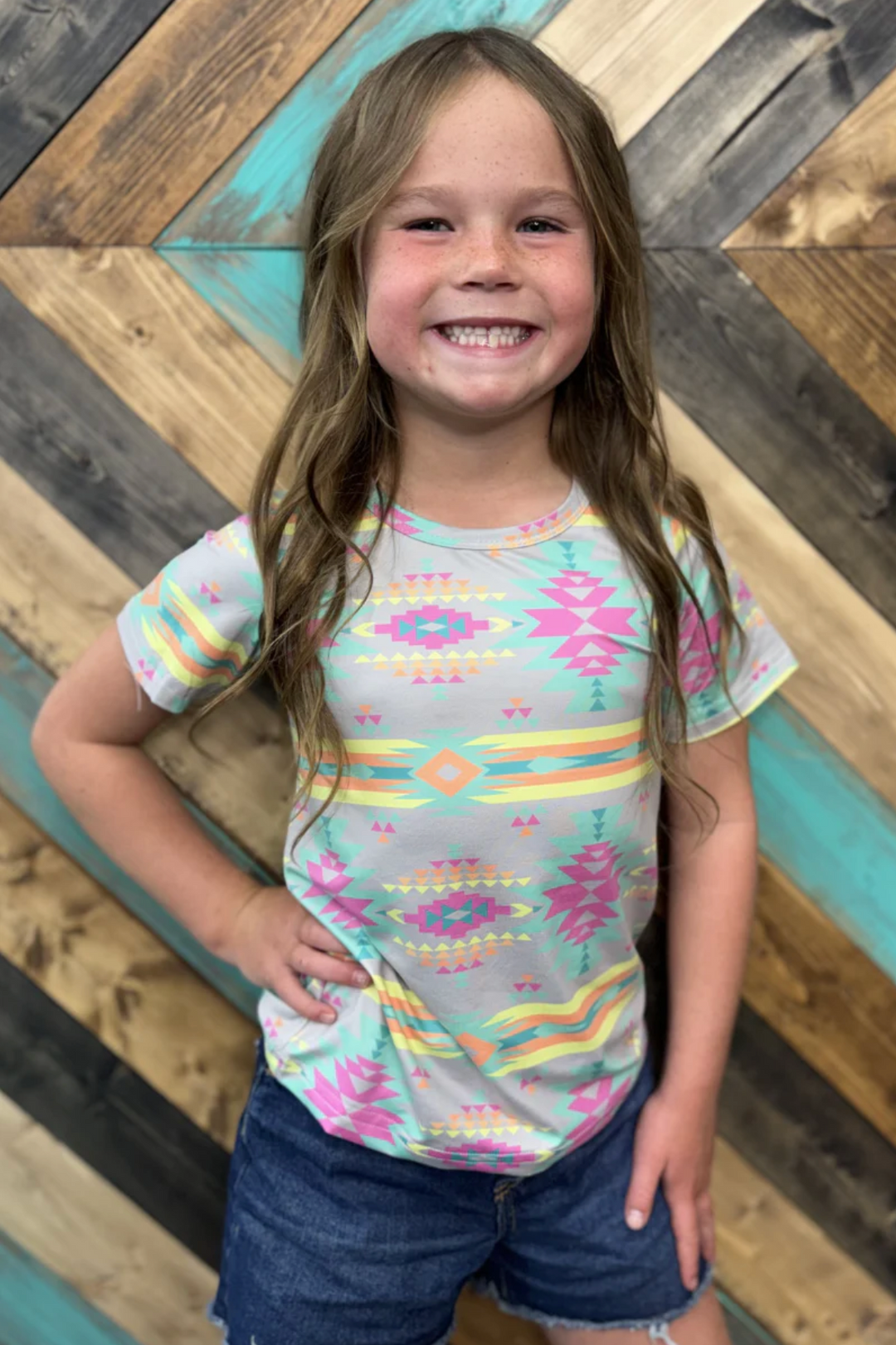 Kids Sterling Kreek Aztec Daydream Top