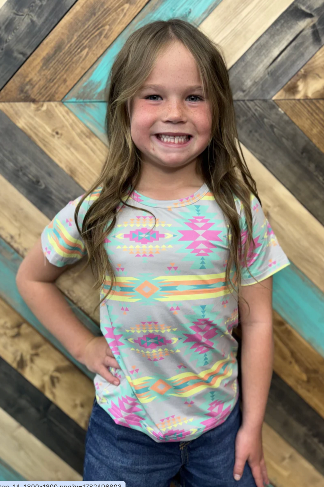 Kids Sterling Kreek Aztec Daydream Top