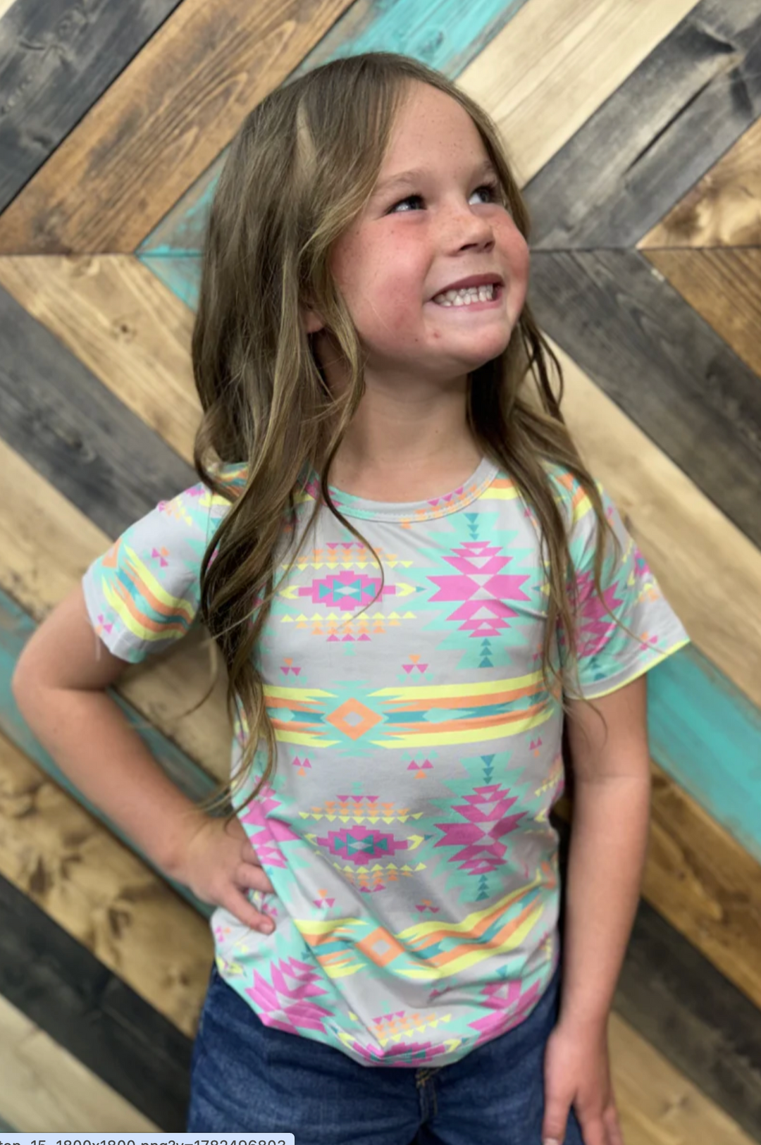 Kids Sterling Kreek Aztec Daydream Top