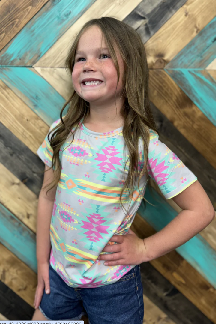 Kids Sterling Kreek Aztec Daydream Top
