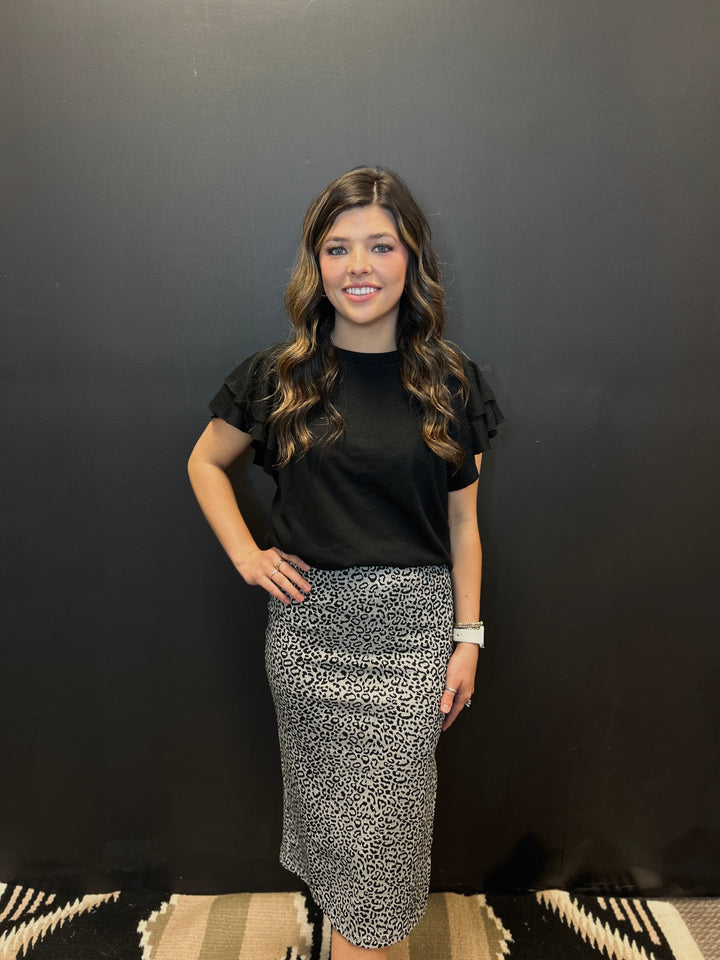 Leopard Midi Skirt - 2 Colors*