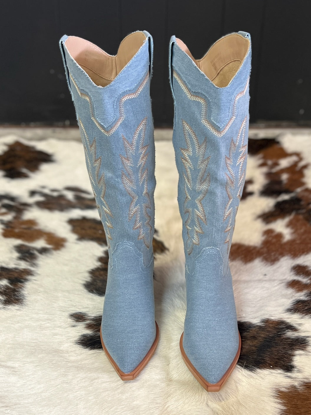 Miim Indigo Denim Boots | Gussied Up Online Boutique – gussied up