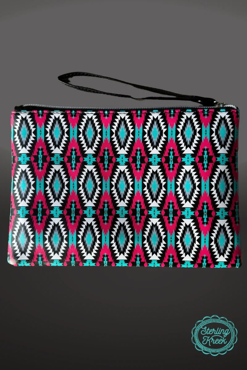 Sterling Kreek's Montezuma Wristlet Bag | gussieduponline