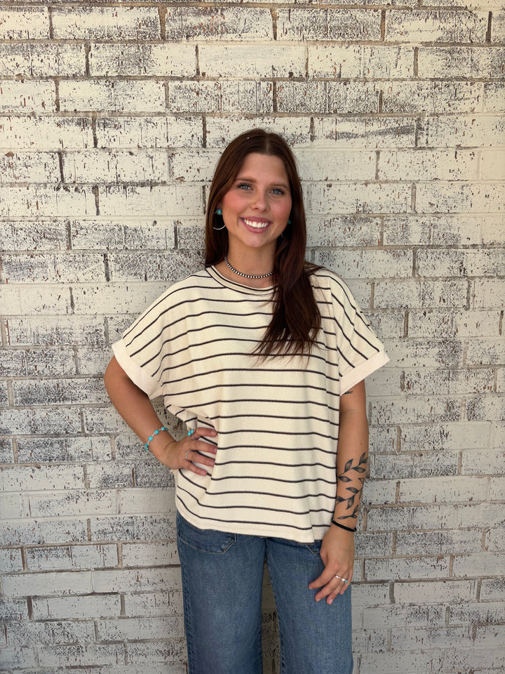 Oversized Oatmeal Tee