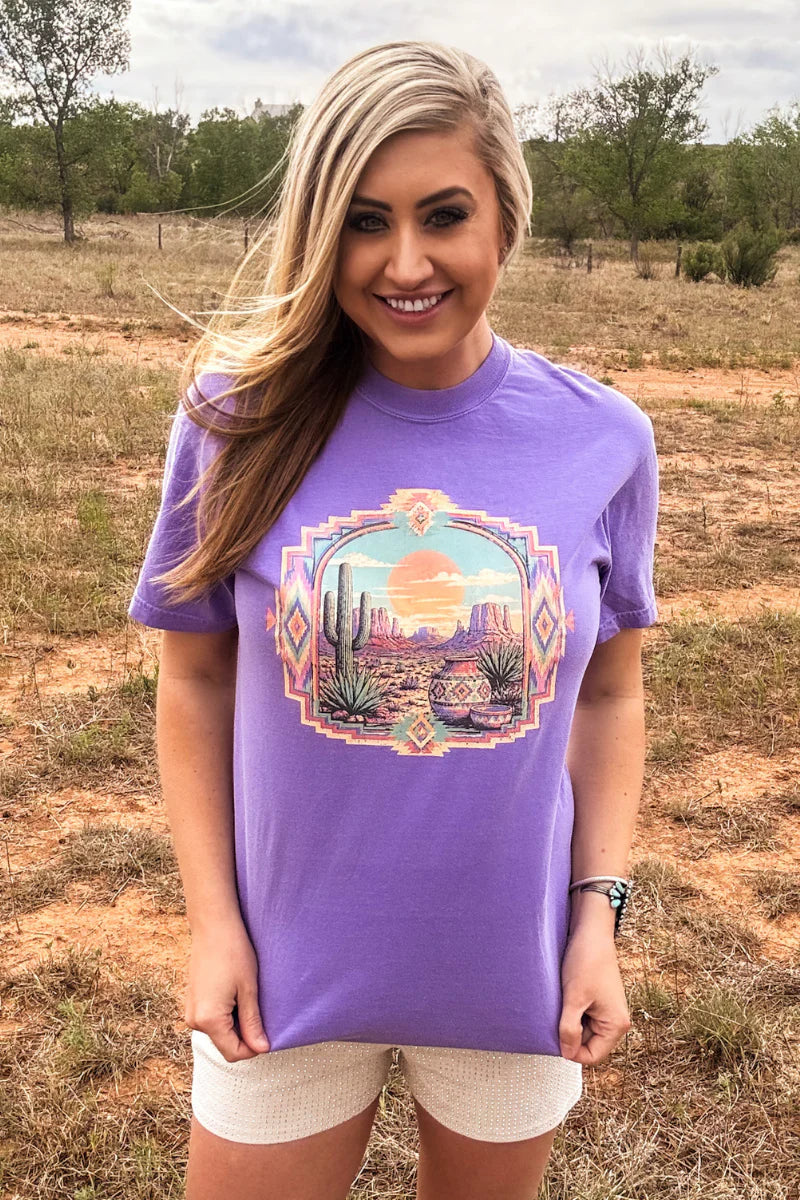 Sterling Kreek Pastel Desert Tee